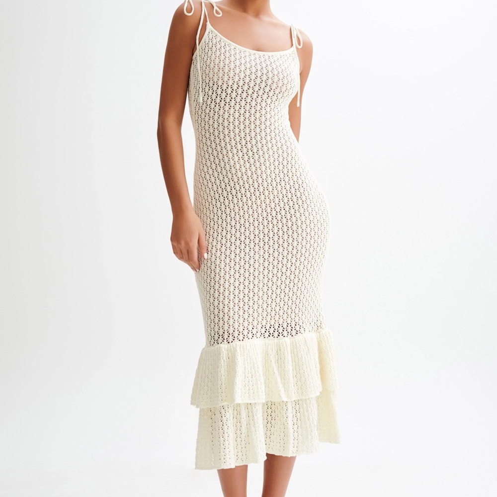 Bianca Knit Crochet Dress